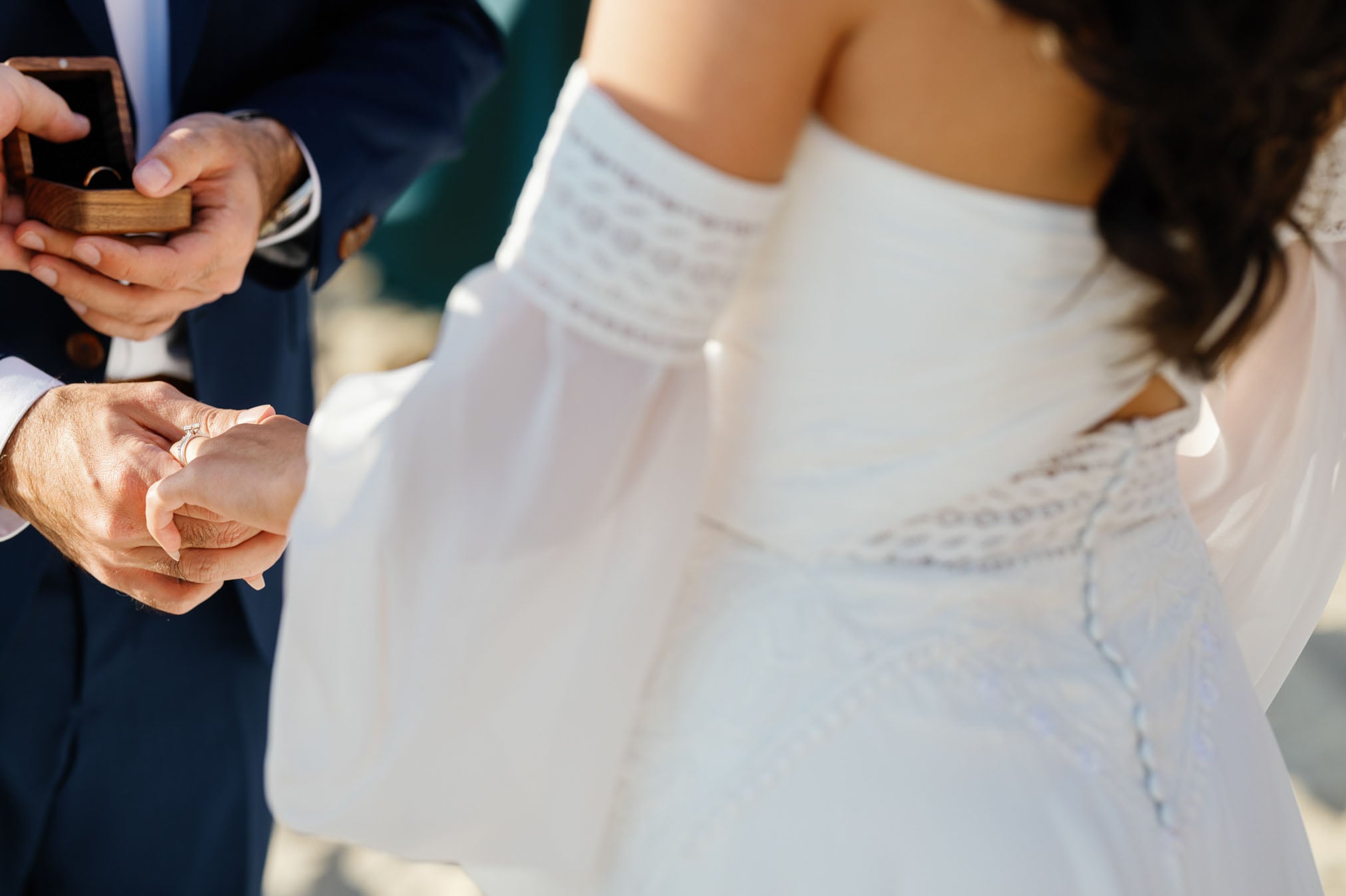 Outdoor wedding ceremony on Naxos beach, Santana Weddings