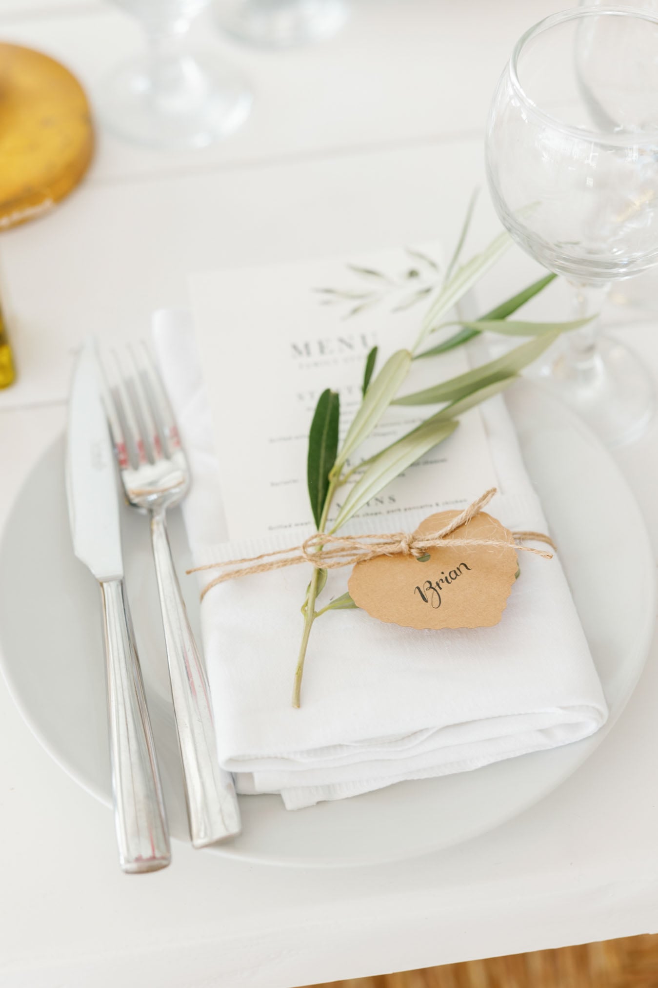 Wedding table setup in Naxos, Cyclades, Santana Weddings